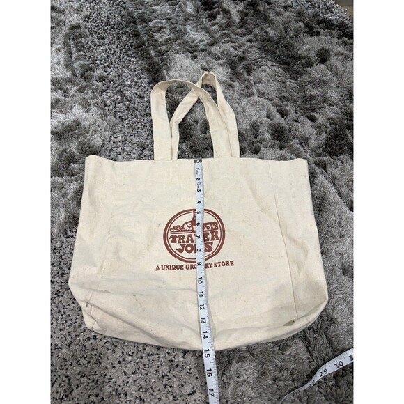 Trader Joe's Canvas Reusable Tote Bag - Picture 6 of 9